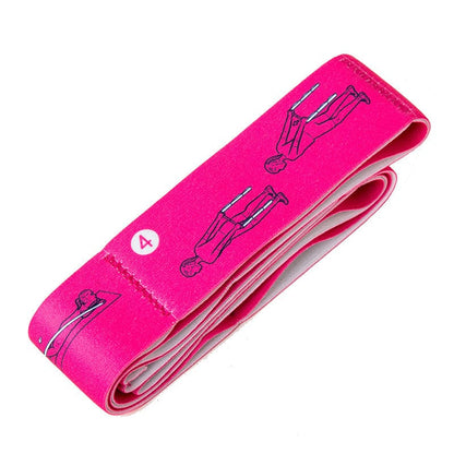 Yoga Stretch Bands Stretch Bands For Resistance Training Rose Red
