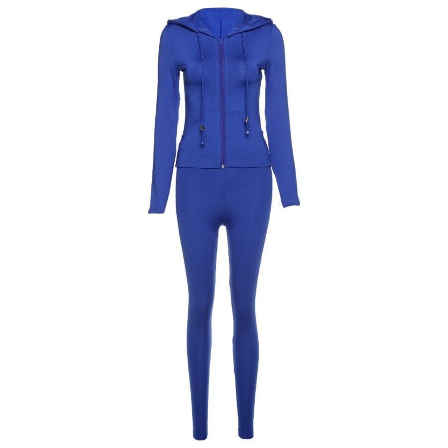 Fitest autumn two-piece set Royal Blue
