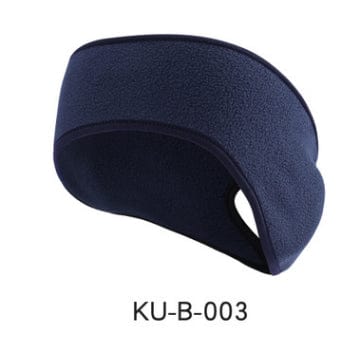 Fleece Sports Headband Dark Blue 3