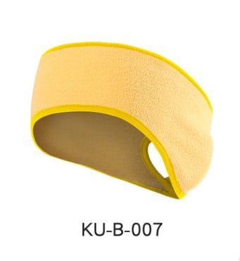 Fleece Sports Headband Yellow 7