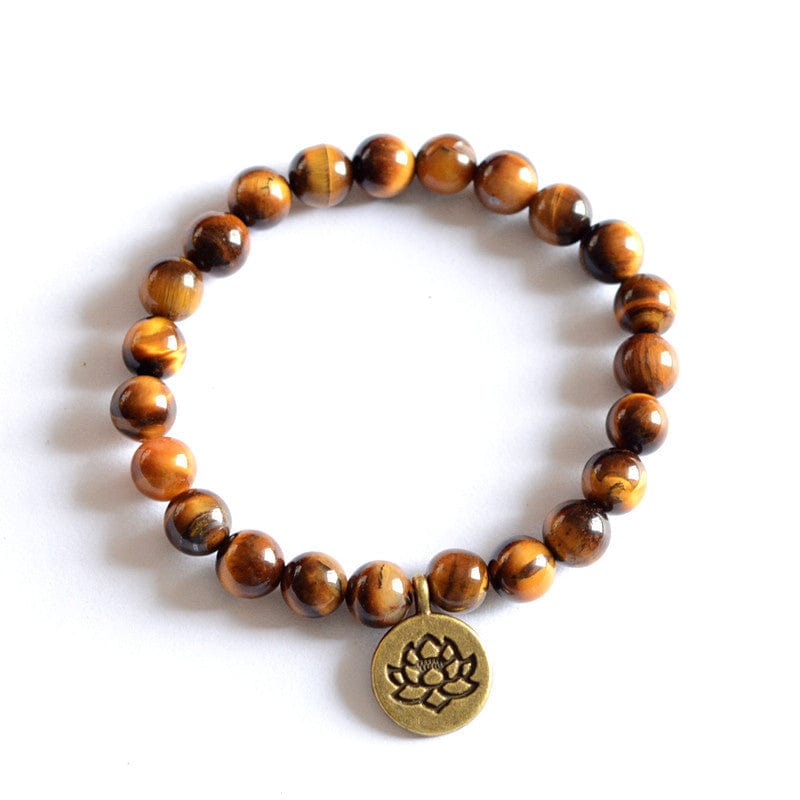 Bead Yoga Bracelet Lotus