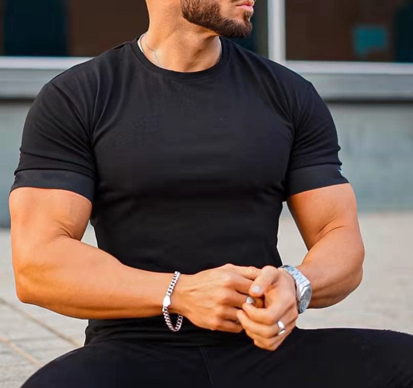 Allrj jerry muscle shirt Black