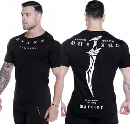 Warrior strongman muscle shirt black
