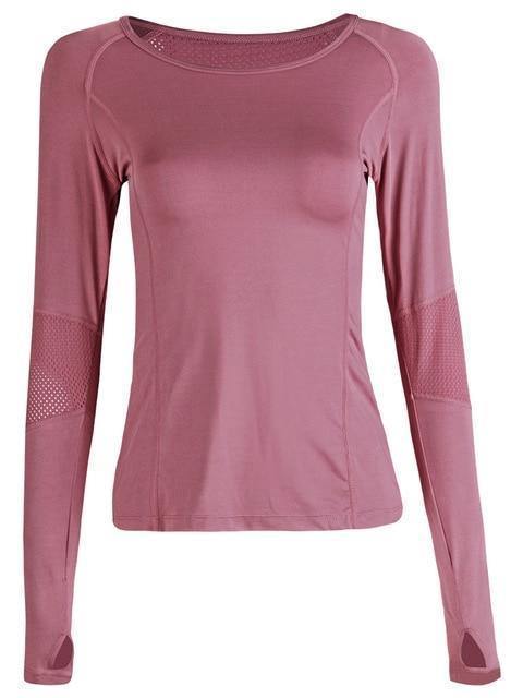 Tech ez Long sleeve women's shirt. Pink