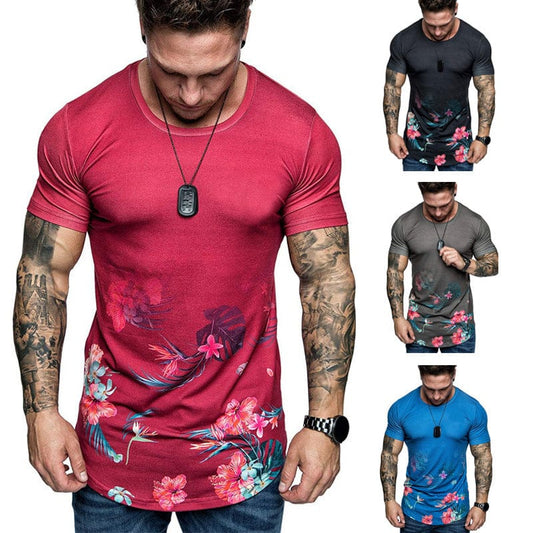 Mens summer vibes print shirt