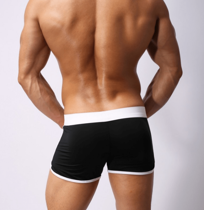 Allrj Muscle beach short shorts Black