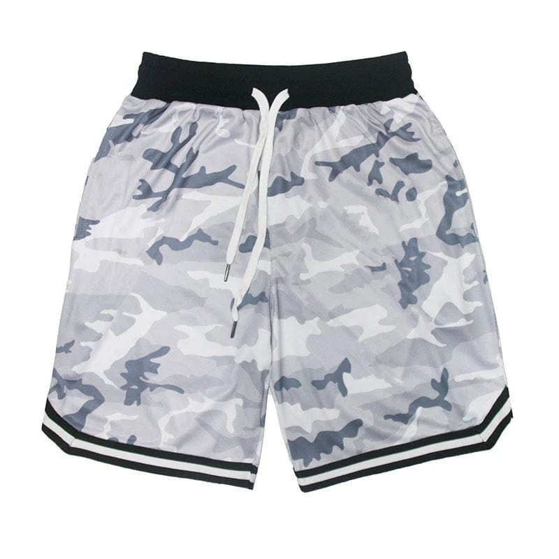 Men’s mesh training shorts Camouflage white