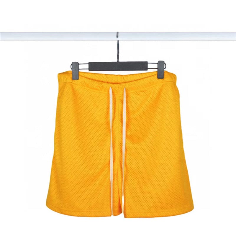 ALLRJ Shorts Ins Popular Casual Large Mesh Loose Breathable Sports Shorts