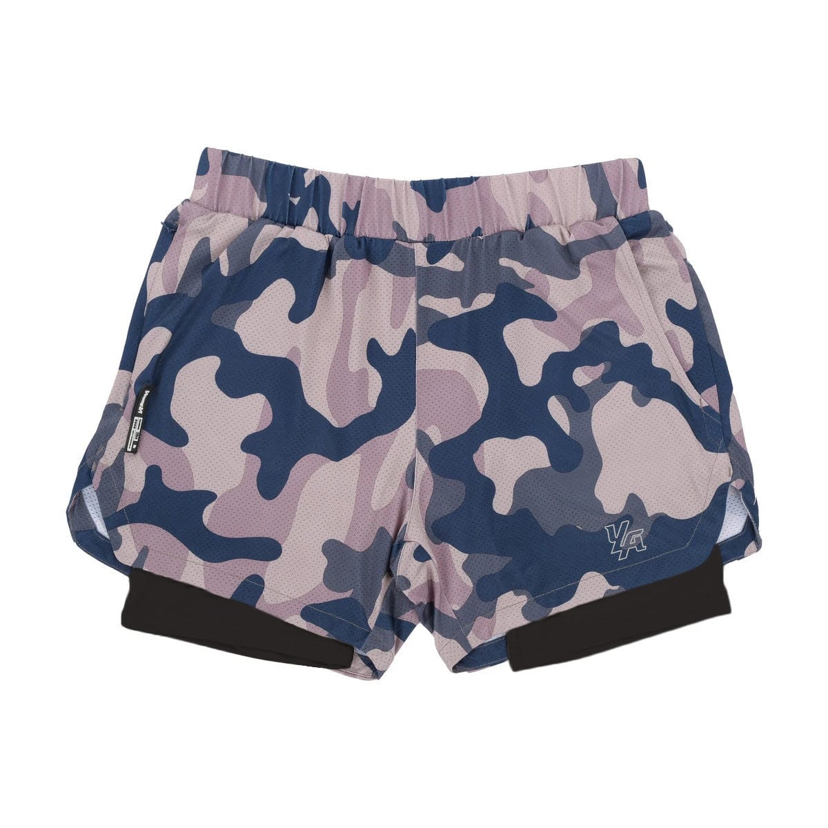 Jasper Lined workout short Navy camouflage