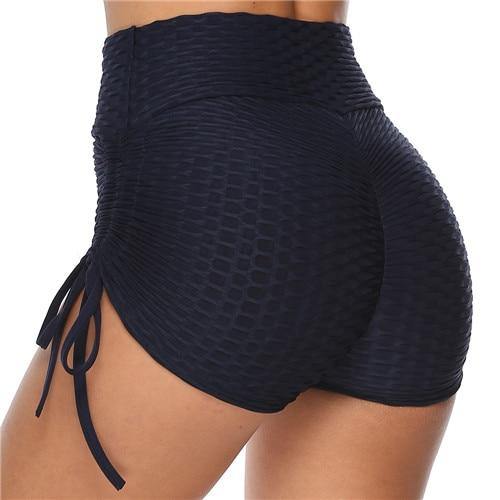 Women's Athletic Breathable Booty Builder Shorts Navy