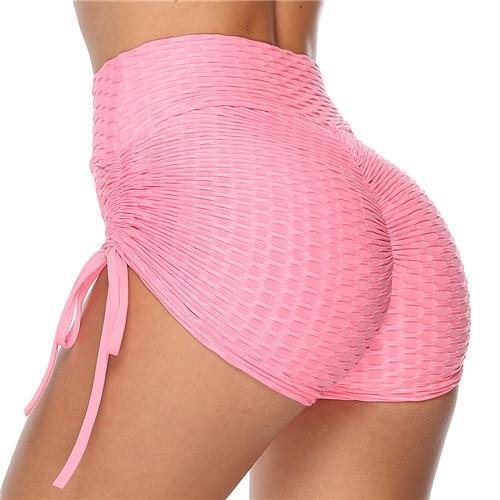 Women's Athletic Breathable Booty Builder Shorts Pink