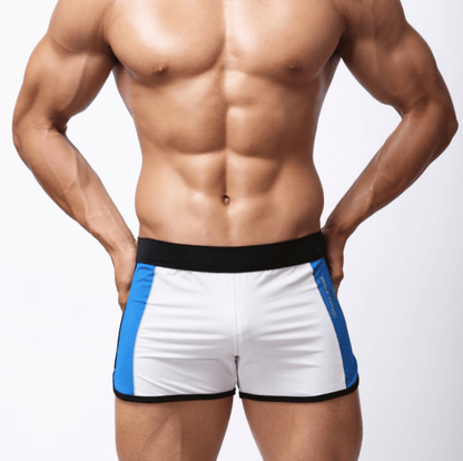 Allrj Muscle beach short shorts White