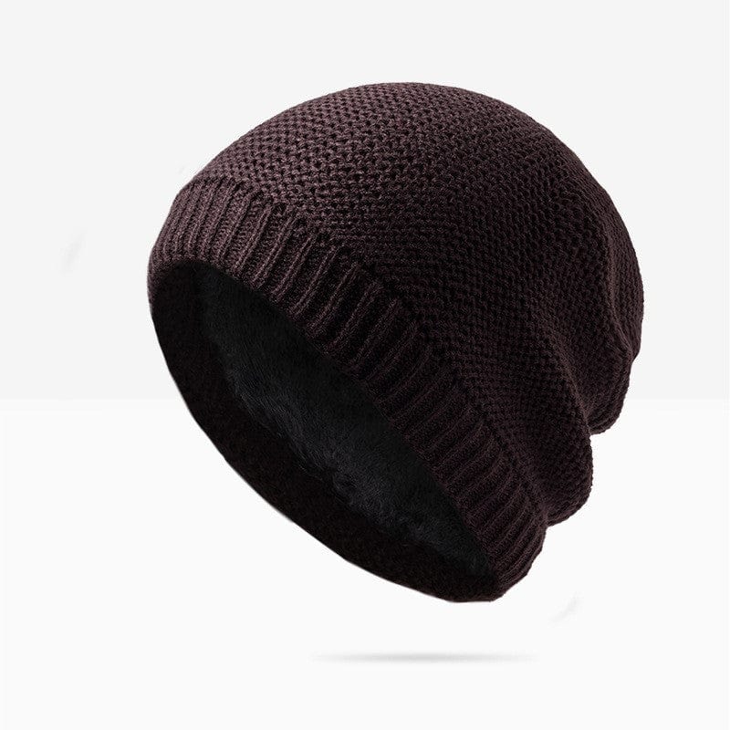 Winter hat men's knitted hat Coffee