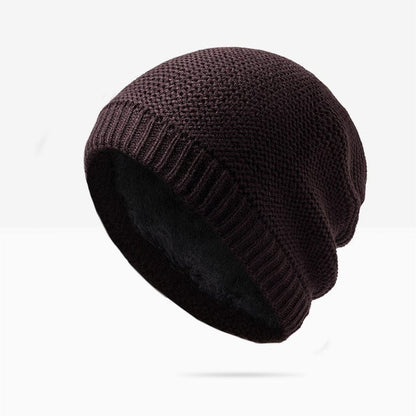 Winter hat men's knitted hat Coffee