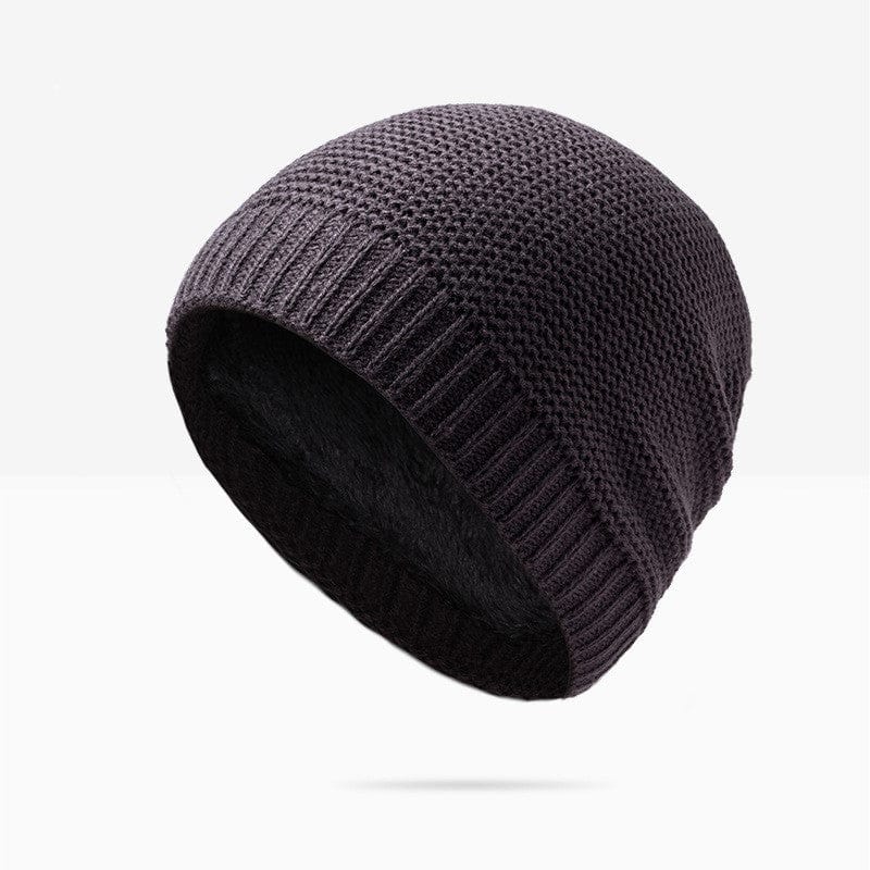 Winter hat men's knitted hat Dark Grey