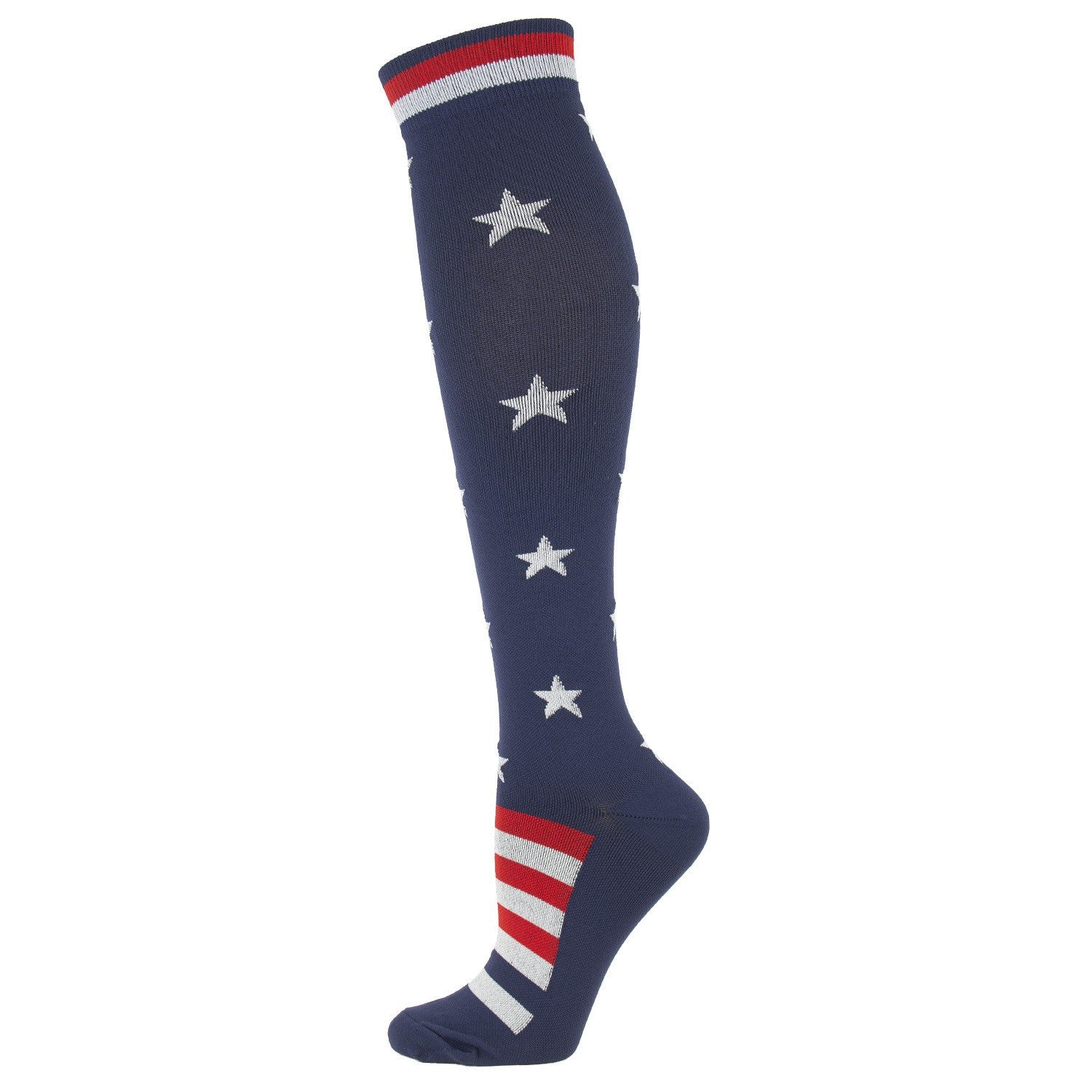 ALLRJ socks White red flag / M Outdoor Cycling Fitness Football Socks Compression Socks