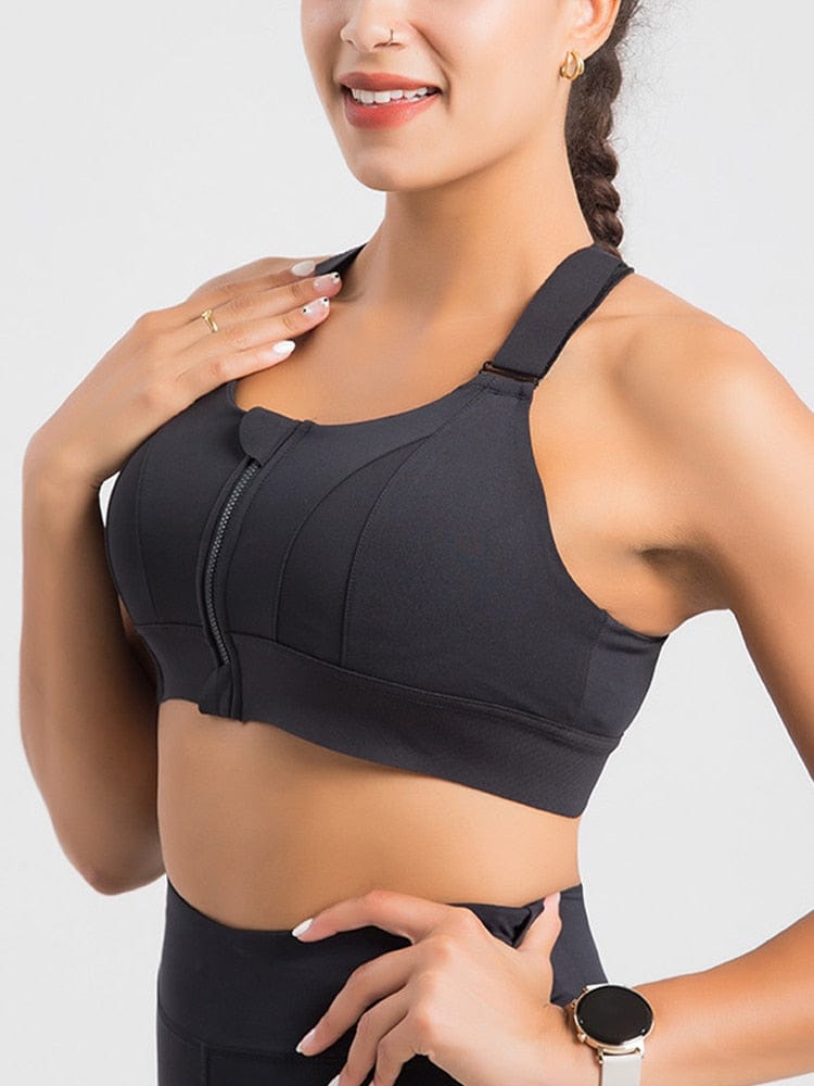 Allrj Super strap sports bra for women