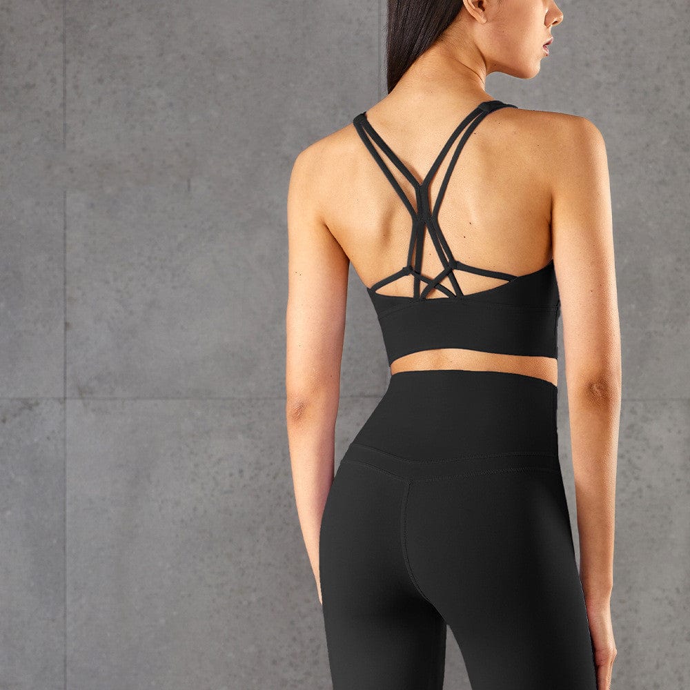Allrj strappy sports bra - ALLRJ