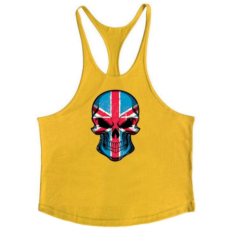 The Brave Bodybuilding Stringer Yellow
