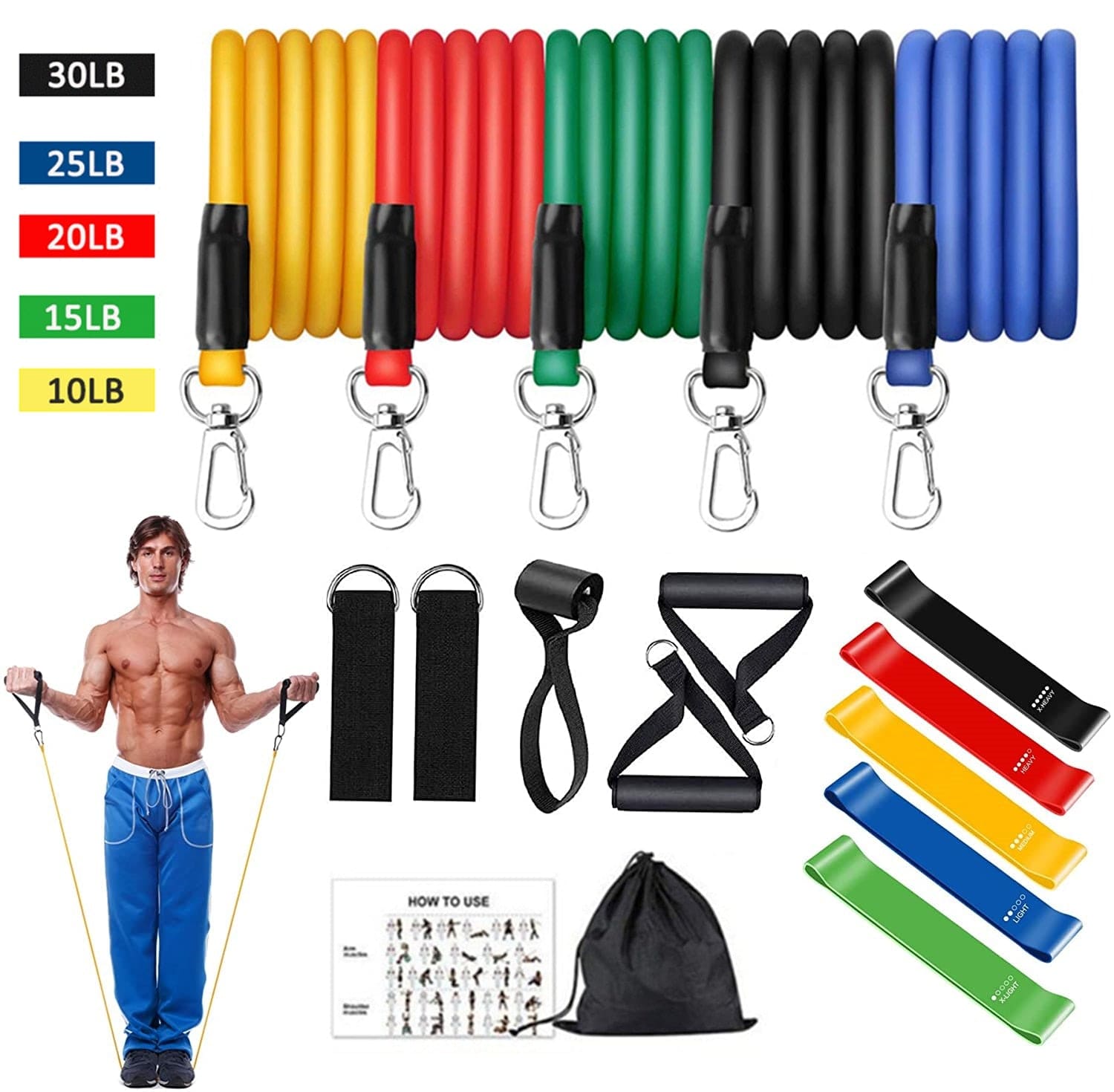 Super Resistance 150lb Workout Bands