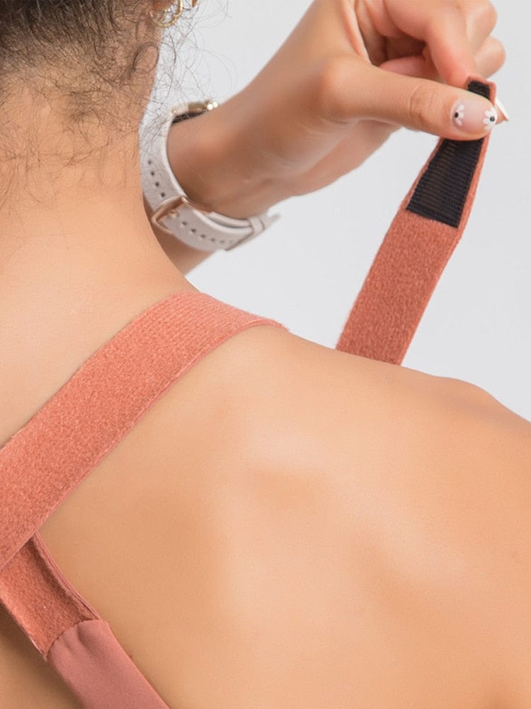 Allrj Super strap sports bra for women - ALLRJ