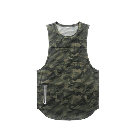 Allrj Camo tech fitness tank - ALLRJ
