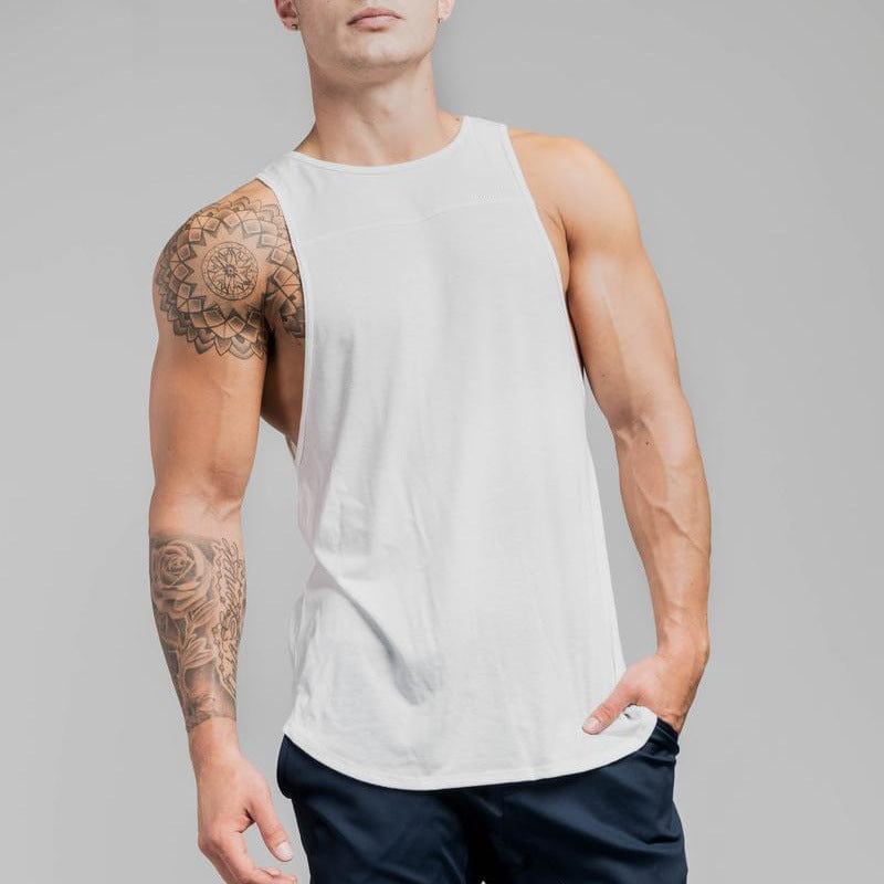 Men's Pro tank White