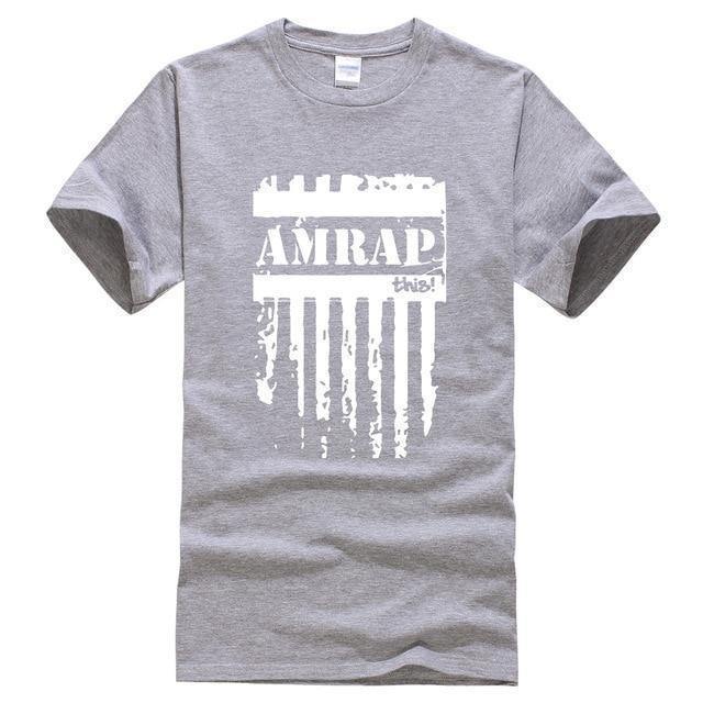 As many reps as possible CrossFit T-shirt gray