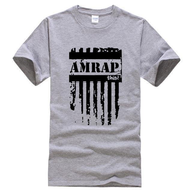 As many reps as possible CrossFit T-shirt gray1