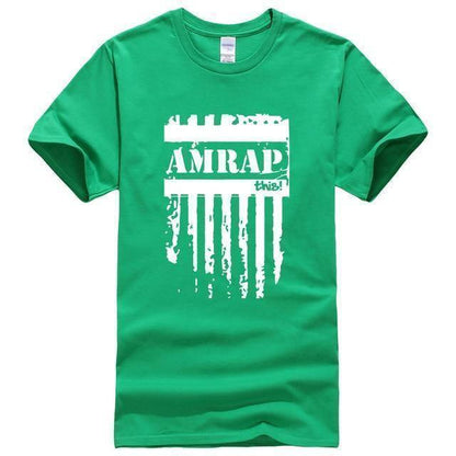 As many reps as possible CrossFit T-shirt green