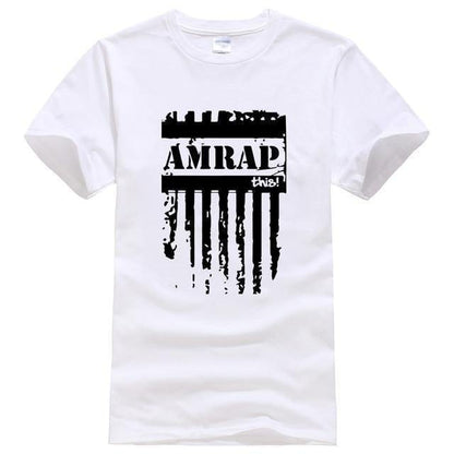 As many reps as possible CrossFit T-shirt white1