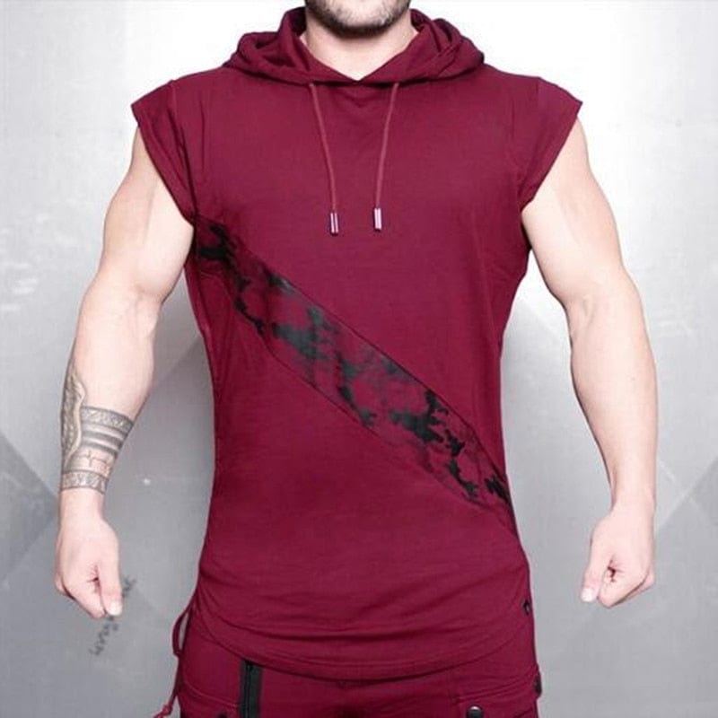 Mass monster muscle Vest red