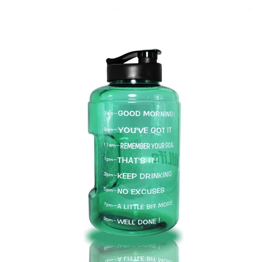 BPA free wide mouth water bottle Agate Green Bottle