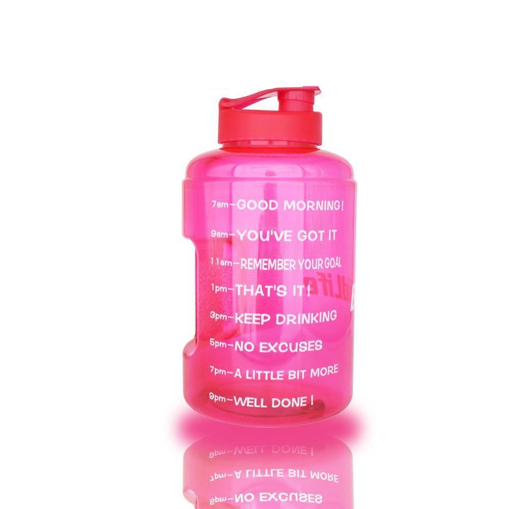 BPA free wide mouth water bottle Pink Bottle