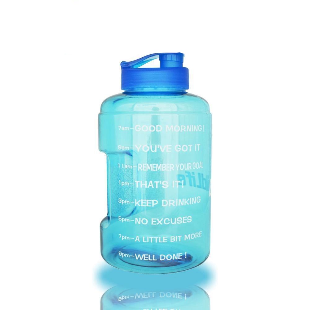 BPA free wide mouth water bottle Sky Blue Bottle