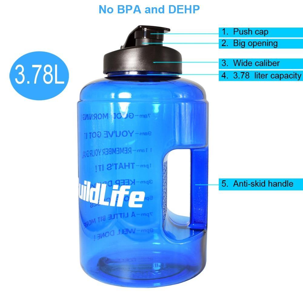 BPA free wide mouth water bottle