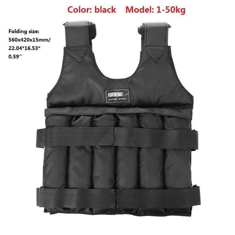 Allrj Adjustable Weighted Vest - The Best Weighted Vest 1-50KG United States