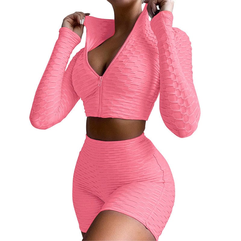 Women’s fitness workout suit Pink