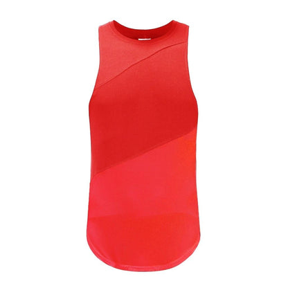Bodybuilding sleeveless cotton shirt - ALLRJ