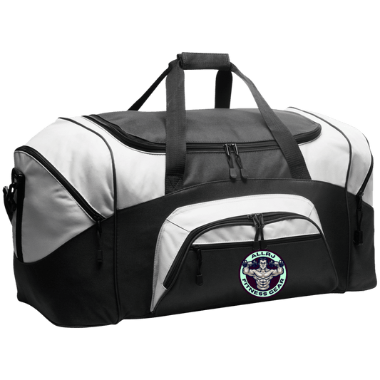 Allrj Gym Gains Duffel Bag Black/Gray One Size