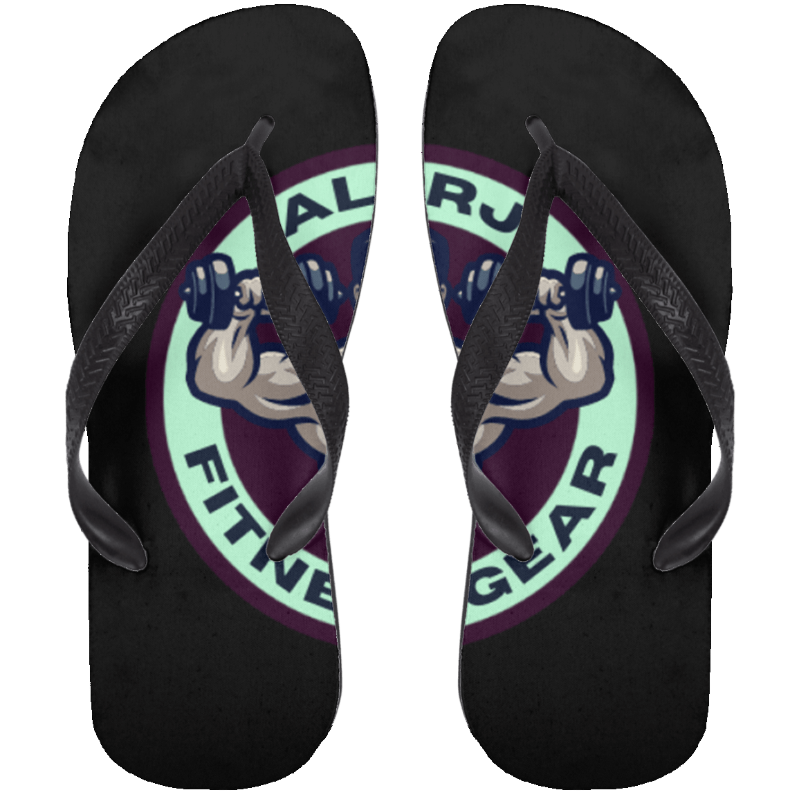 Allrj Pre Stage Flip Flops Black