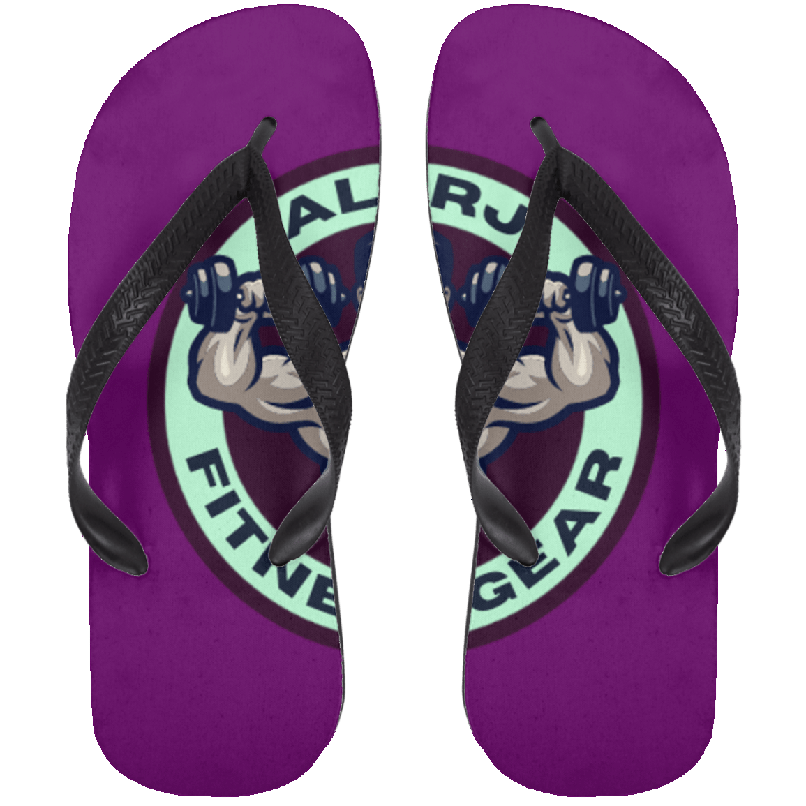Allrj Pre Stage Flip Flops Purple