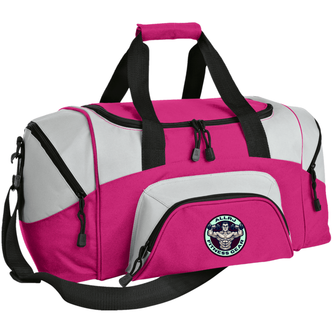 Allrj Gym Gains Duffel Bag Tropical Pink One Size