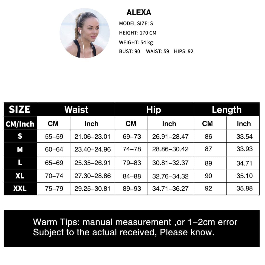 Glutex spandex high waist leggings - ALLRJ