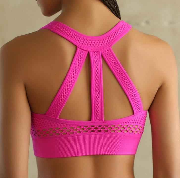 High Impact Padded Push Up Sports Bra - ALLRJ