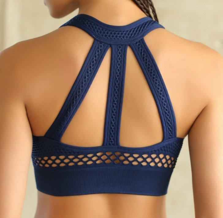 High Impact Padded Push Up Sports Bra - ALLRJ