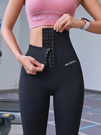 HIGH WAISTED TUMMY TUCK LEGGINGS - ALLRJ