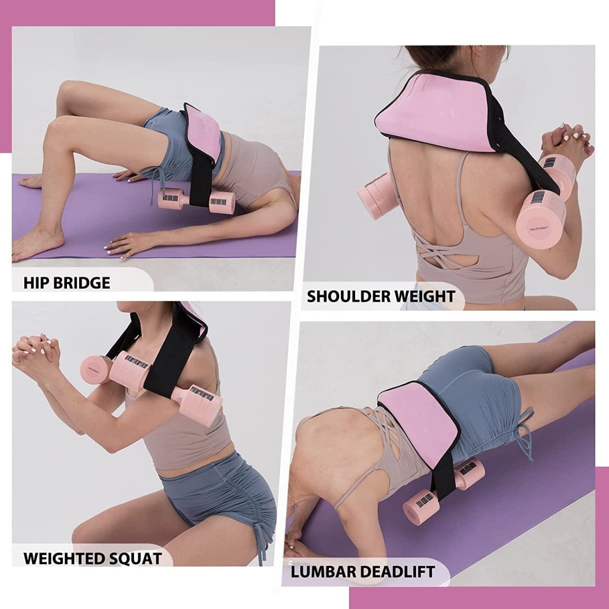 Hip Thrust Belt - For Home Workouts - ALLRJ