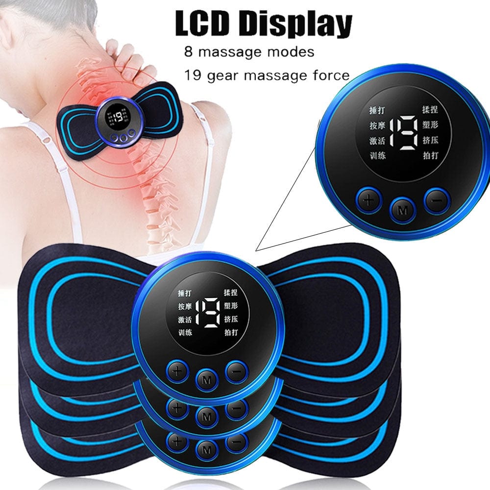 LCD Display EMS Muscle Stimulator - ALLRJ
