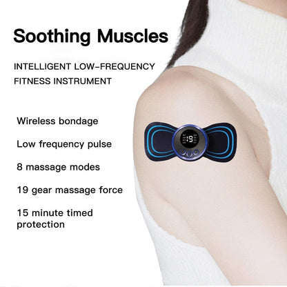 LCD Display EMS Muscle Stimulator - ALLRJ